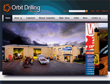 Tablet Screenshot of orbitdrilling.com.au